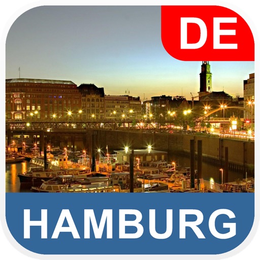 Hamburg, Germany Offline Map - PLACE STARS