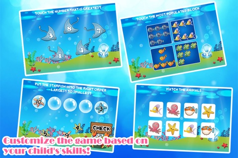 Marine Animals Toddler Preschool - Educational Fish Games for Kids screenshot 2