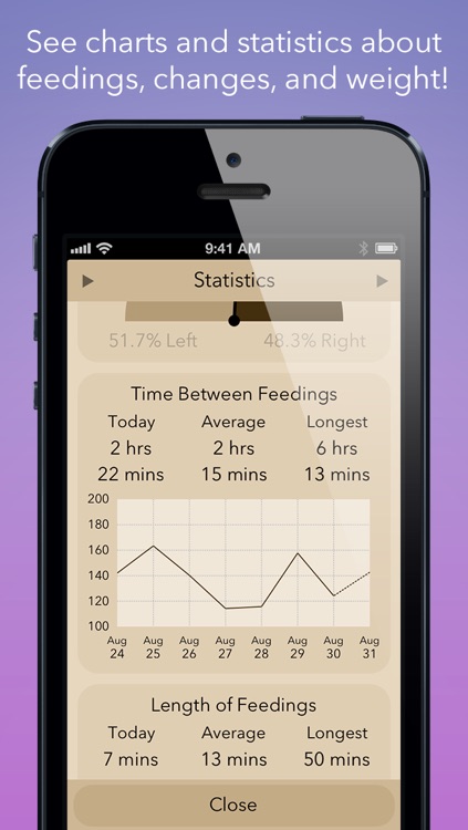 Nursing Notebook - Breastfeeding Timer screenshot-3