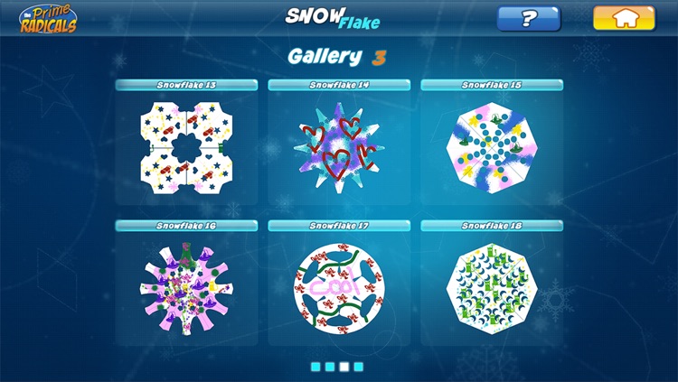 Prime Radicals: Snowflakes screenshot-4