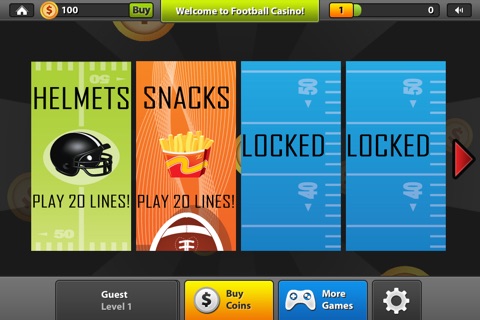 Fantasy Football Casino - Slot Machine Spin and Bonus Games screenshot 2