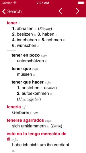 Spanish-German Dictionary from Accio(圖2)-速報App