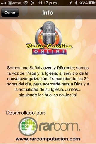 Radio Católica Online screenshot 2