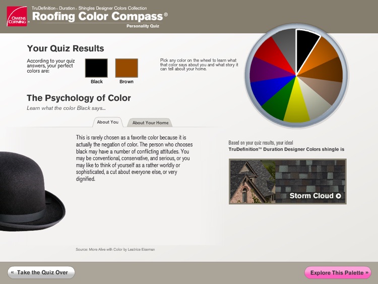 Roofing Color Compass