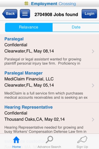 EmploymentCrossing Jobs screenshot 2