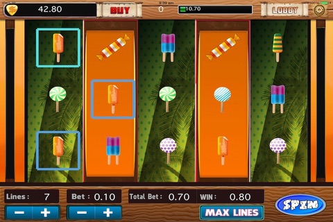 Pretty Pink Slots - Sweet Candy Slot Fun Game screenshot 4