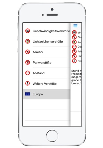 Bussgeldrechner 2014 - Deutschland & Europa screenshot 3