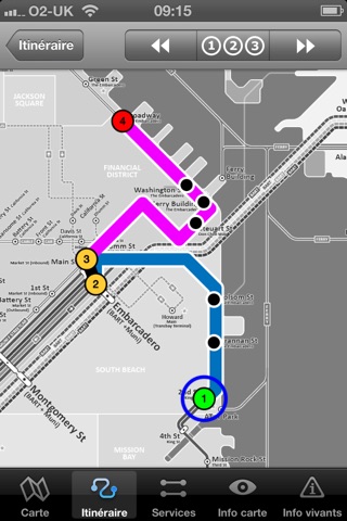 San Francisco Metro - Map and route planner by Zuti screenshot 2