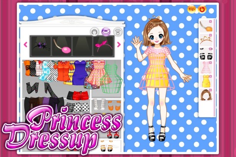 Princess Dressup-Girls Game screenshot 4
