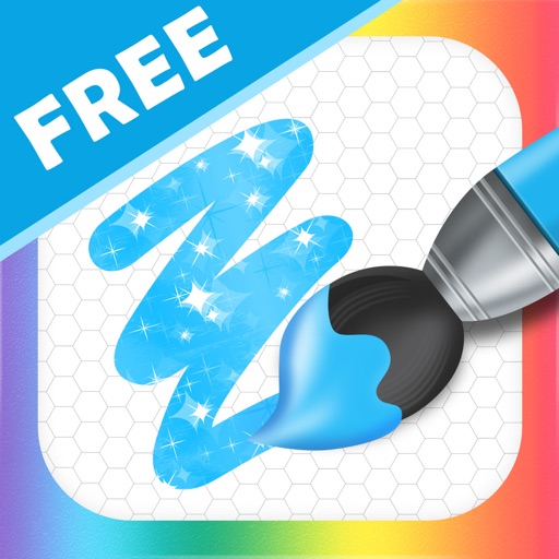 PixieDust Lite - A Creative Drawing and Painting App for Kids, Free for iPad icon