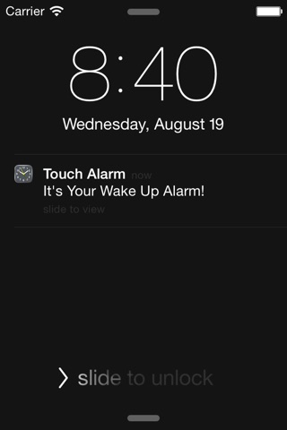 Touch Alarm Clock screenshot 3