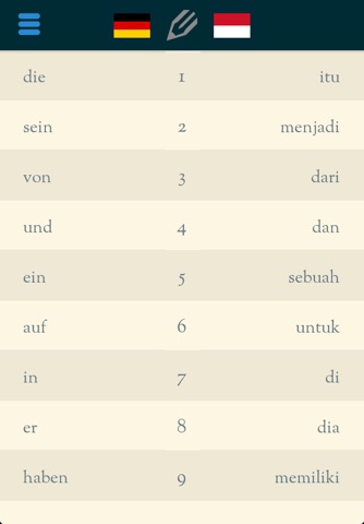 Easy Learning Indonesian - Translate & Learn - 60+ Languages, Quiz, frequent words lists, vocabulary screenshot 2