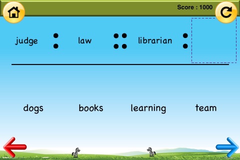 1st Grade Word Analogy for classrooms and home school screenshot 4