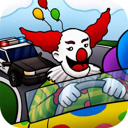 Wrong Way Sam: Clown Police Chase icon