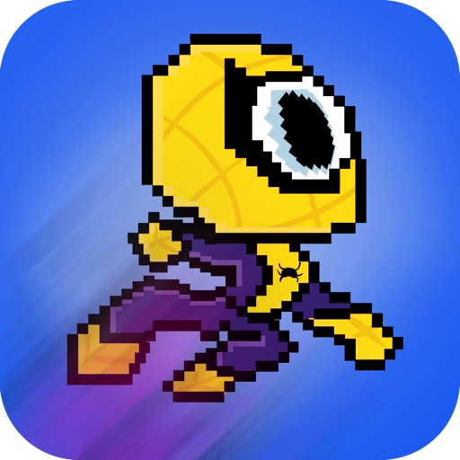 Hoppy Spider Fall - The Flappy And Snappy Wings Fly-ing Like A Pixel Bird Icon