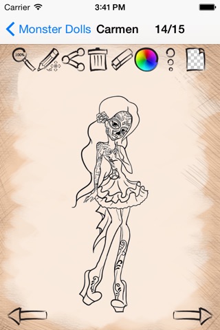 Learn To Draw For Monster Dolls screenshot 4