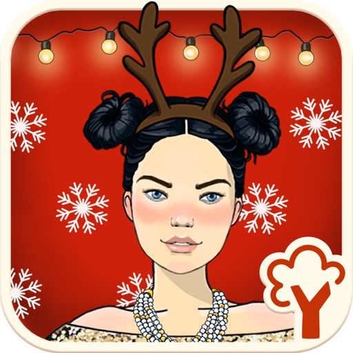 Christmas Walks! Dress Up, Make Up and Hair Styling game for girls icon