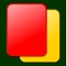 Simply show a yellow or red card on the screen to express your feelings about a situation