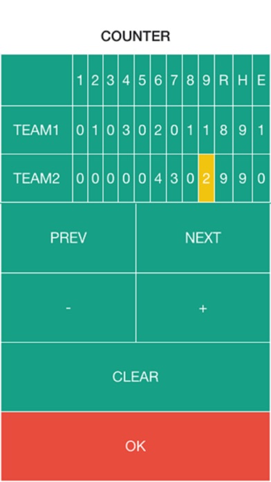 Umpire 野球 スコアボード/カウンター(野球審判用 インジケーター)のスクリーンショット2 Umpire 野球 スコアボード/カウンター(野球審判用 インジケーター)のスクリーンショット2