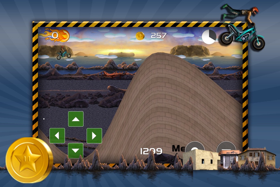 Action Motorcycle Hill Race Xtreme - Dirt Bike Trail Top Free Game screenshot 2