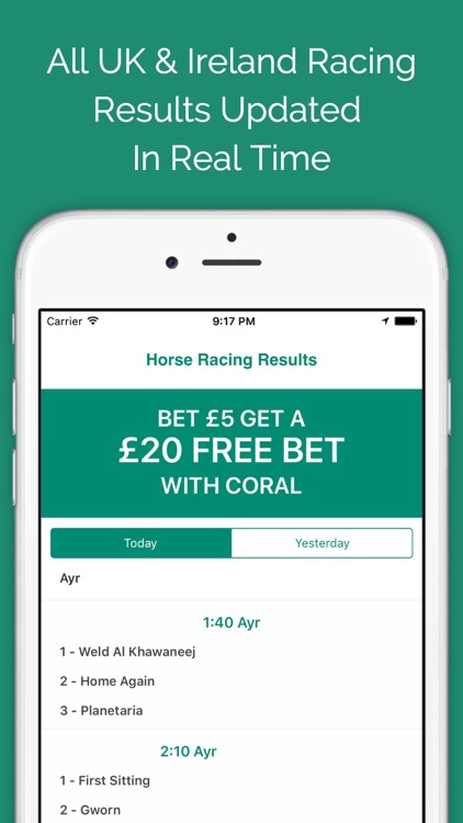 Horse Racing Results - UK