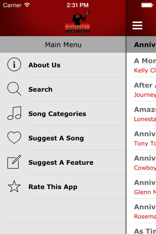 The Music Concierge Wedding Songs Planner screenshot 3