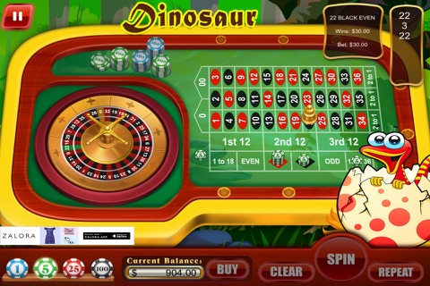 Spin & Win Jurassic Roulette Games Play Fun Las Vegas Life Style Free screenshot 2