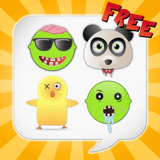 Zombiemoji Free: Send Zombie Themed Emoticons for Text + Messages icon