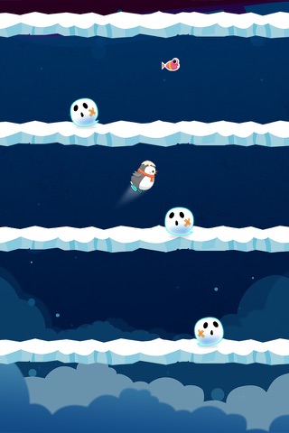 Jump Penguin - Smashy Shooty Road to Sky, Unbeatable Whale Jumping Game screenshot 2