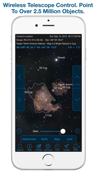 SkySafari 4 Pro: Professional Telescope Astronomy!  Explore Sun, Moon, Mars, Stars, Planets, and Satellites!  Go where NASA space missions have not!のおすすめ画像4