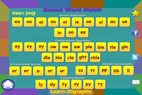 Learn Digraphs Preschool Kindergarten Reading Writing and Spelling screenshot 2