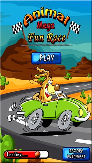 Animal mini fun car racing Games : Cut O