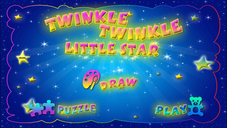 Twinkle Twinkle Little Star Touch Poem