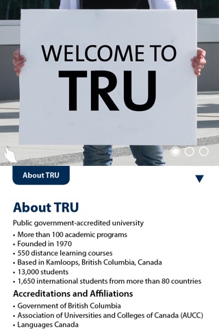 Thompson Rivers University International screenshot 2