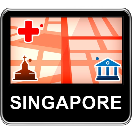 Singapore Vector Map - Travel Monster icon