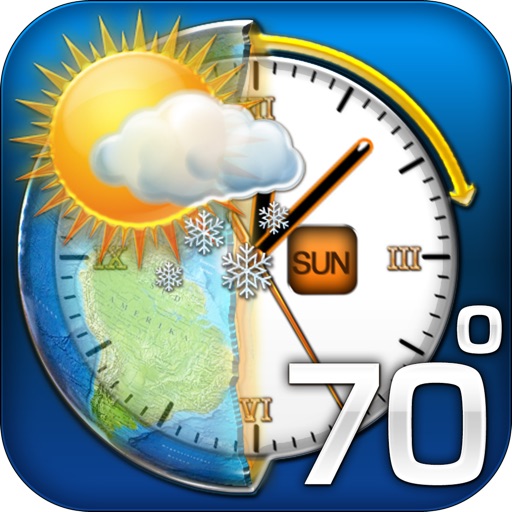 Accurately Timed Weather icon