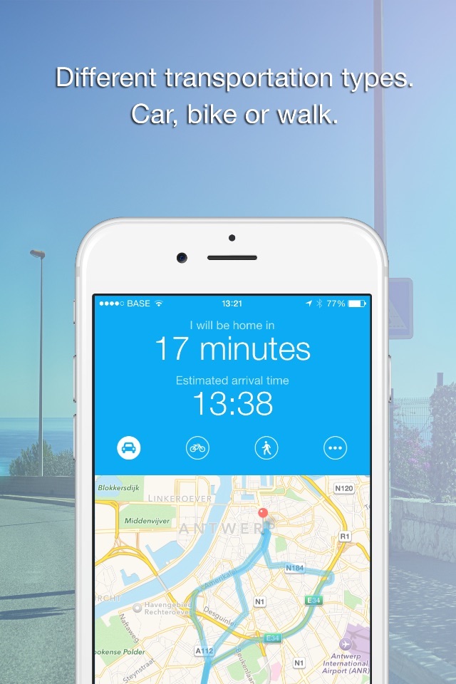 Coming Home - Share ETA (Send your arrival time.) screenshot 4