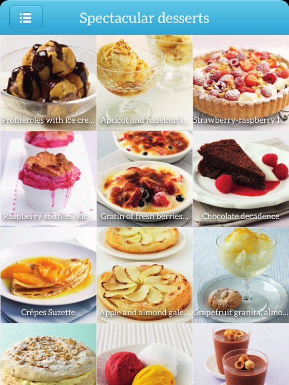 Dessert Recipes - Step by Step for iPad