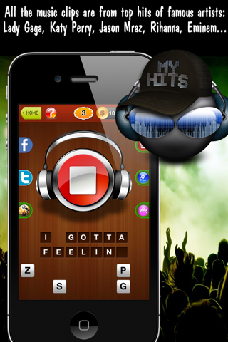 Let´s Guess Songs ™ reveal what is the music from addictive word puzzle quiz game screenshot 2