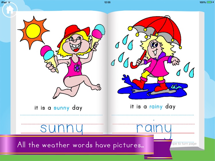 My Weather Book Pro - Letter Shape Tracing Activity screenshot-3