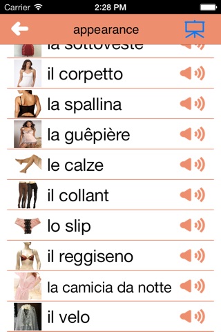 1500 Basic American Spanish Words screenshot 2