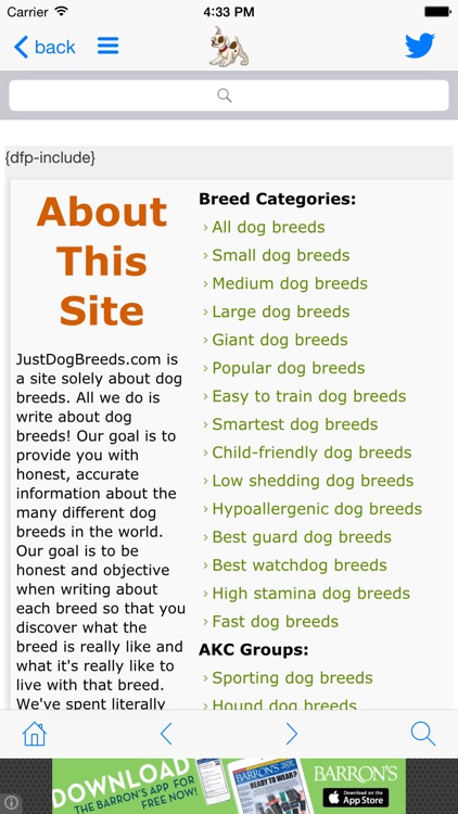 Just Dog Breeds