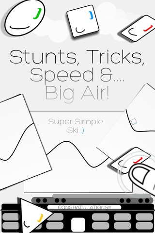 Super Simple Surf & Ski - Downhill Wave Rider Game Free Pocket Edition screenshot 2