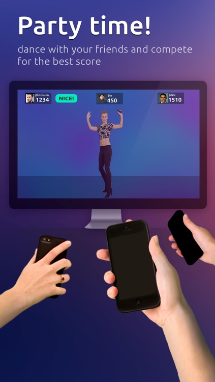Jamo = Dance games from Wii. Now just dance with iPhone on the go. Not affiliated with Zumba fitness.