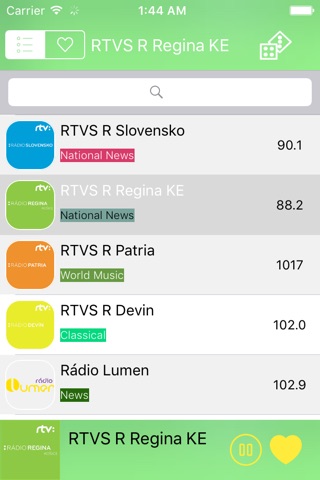 Rádio Slovensko - Slovakia Radio Live Player (Slovak / Slovensko / slovenčina / slovenský rádio) screenshot 2