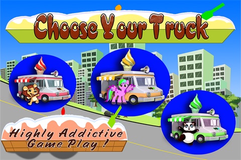 Animal Icecream Truck Racing : Free screenshot 2