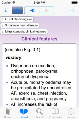 Oxford Handbook of Cardiology screenshot 2