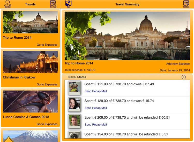 Share Travel Expense HD
