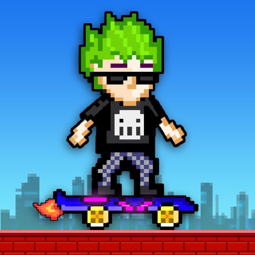 Jumpy Punk - Cyber Jack Flash ~ Future Skate iOS App