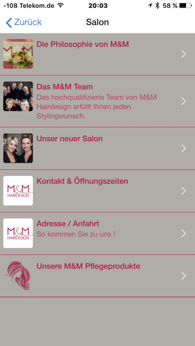 How to cancel & delete Die M&M Hairdesign App für unsere Kunden from iphone & ipad 3